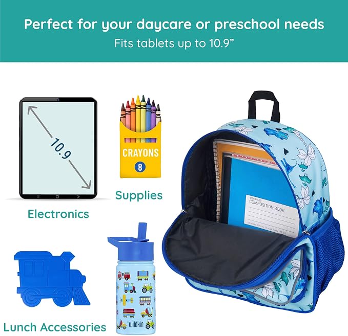 Wildkin JumpOff Jo 12-inch Kids Backpack – Lightweight, Durable Toddler Bag - Image 5