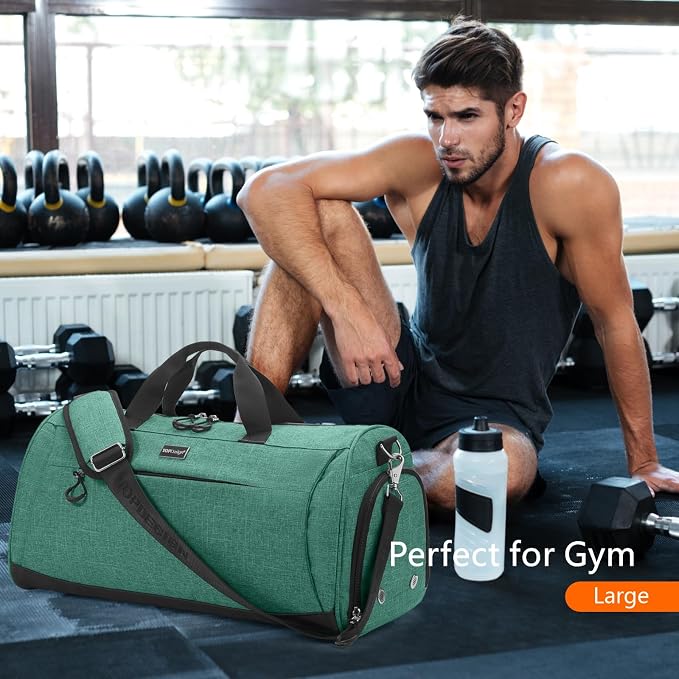 TOPDesign Gym Bag for Women & Men, Unisex Duffel Bag - Image 2