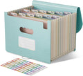 Accordion File Organizer, 13 Pockets Wheat Straw Expanding File Folder by EcoStash