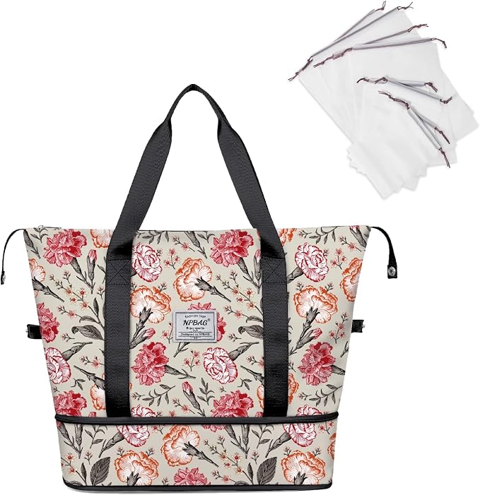NPBAG Women Travel Duffel, Gym Workout Overnight Bag, Mommy Hospital Bag by NPBAG