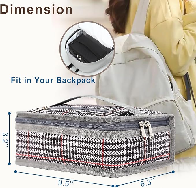 FlowFly Small Insulated Lunch box Portable Soft Bag Mini Cooler Thermal Meal - Image 4