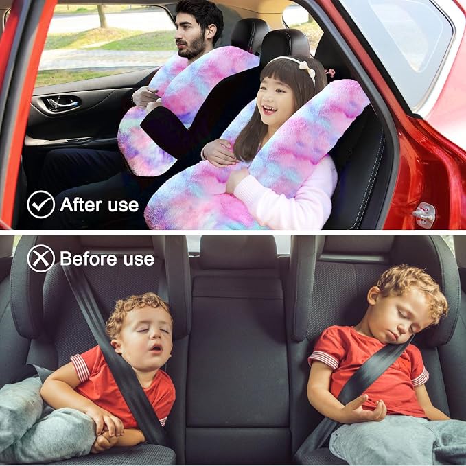 Travel Pillow, Travel Pillow for Kids, Sleeper Hold Pillow Travel, Removable - Image 2