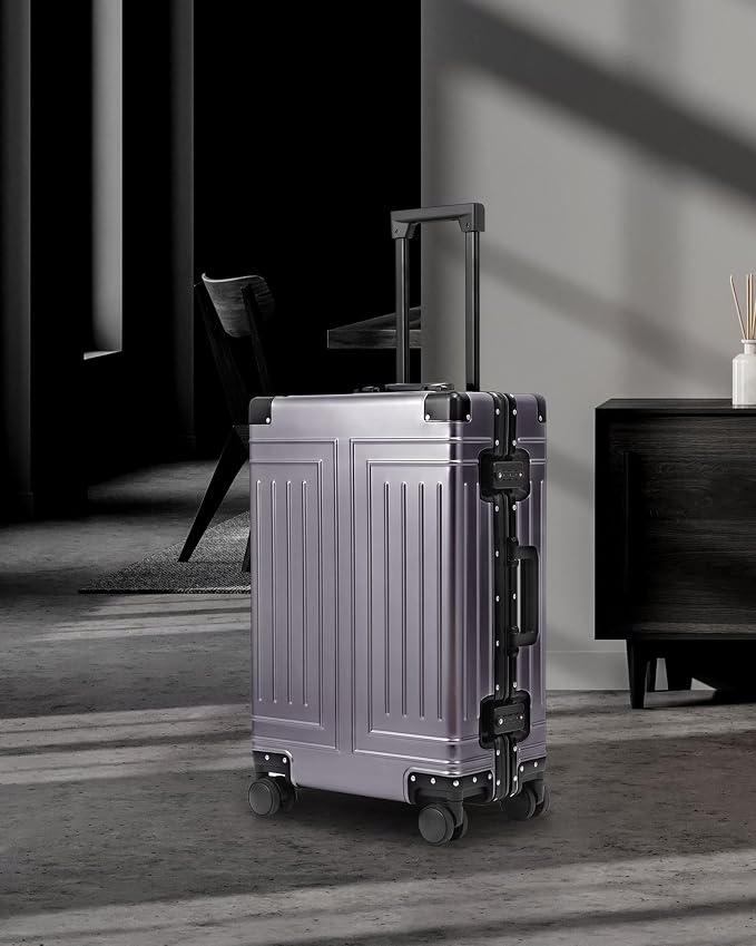 All Aluminum Carry On Luggage，Cut from Whole Aluminum Sheet，22x14x9 Airline - Image 3