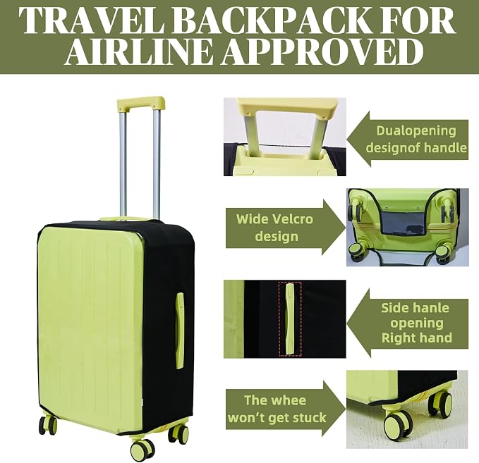 Clear PVC Suitcase Covers Protectors Transparent Luggage Cover Waterproof - Image 2