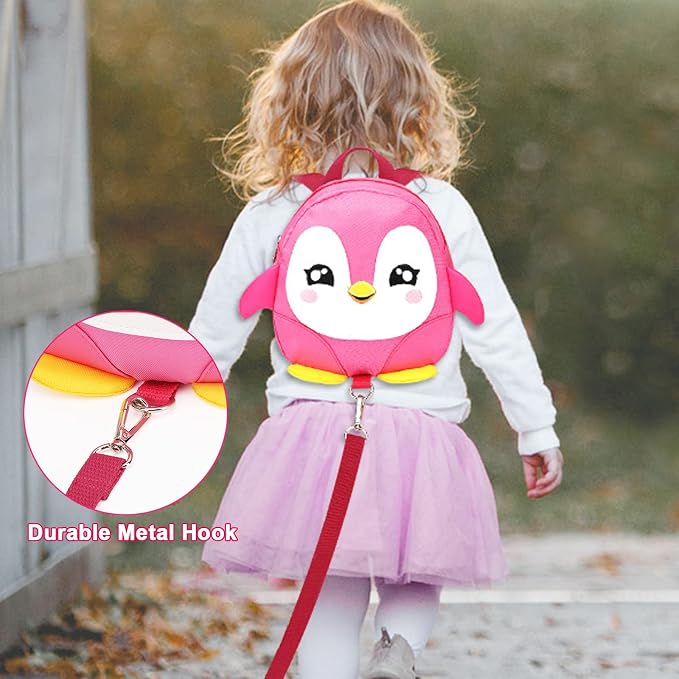 Accmor Toddler Harness Backpack Leash, Cute Penguin Kid Backpacks - Image 5