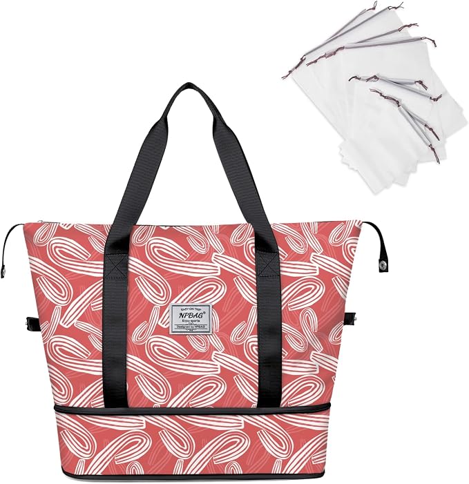 NPBAG Women Travel Duffel, Gym Workout Overnight Bag, Mommy Hospital Bag by NPBAG
