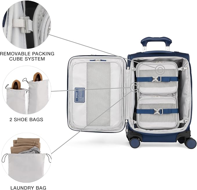 Travelpro VersaPack+ Lightweight Softside Expandable Carry on Luggage, 8 - Image 7