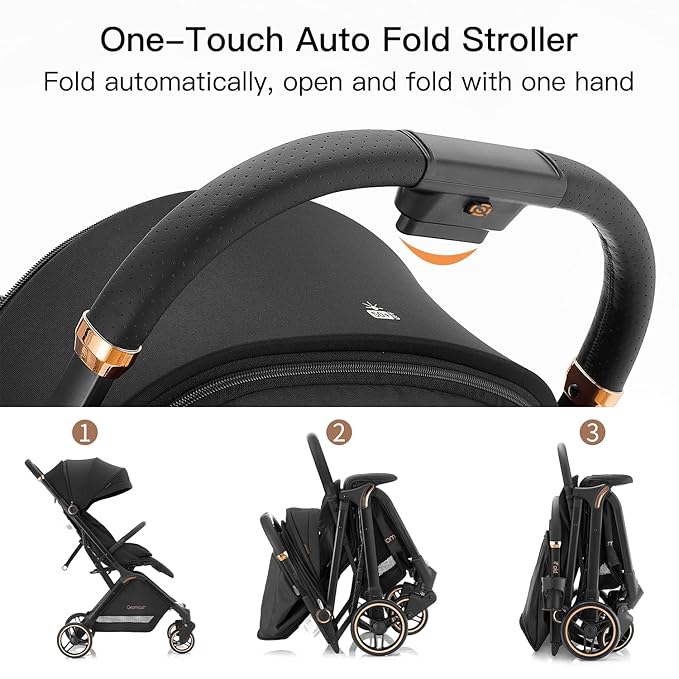 Gravity Folding Baby Stroller - Image 2