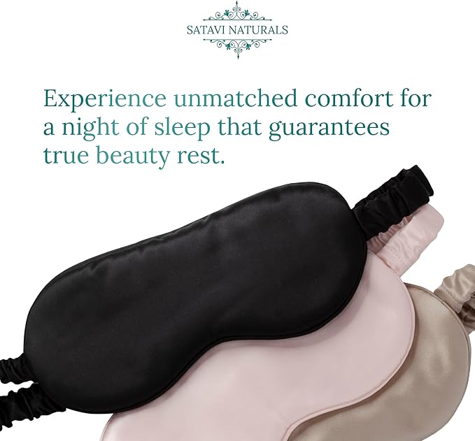 Mulberry Soft Silk Eye Mask for Sleeping - Image 2