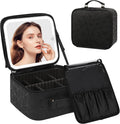 Chomeiu Makeup Bag with LED Mirror, Cute Cosmetic Bags Birthday Gifts by Chomeiu