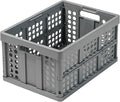 Clax® crate | folding box | basket | 48 qt | grey by CLAX