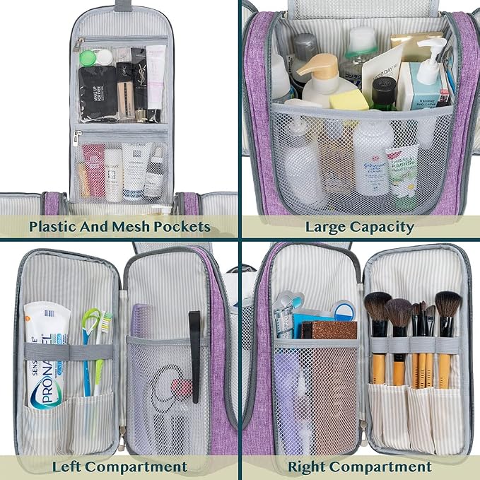 PAVILIA Extra Large Toiletry Bag Travel Bag - Image 4