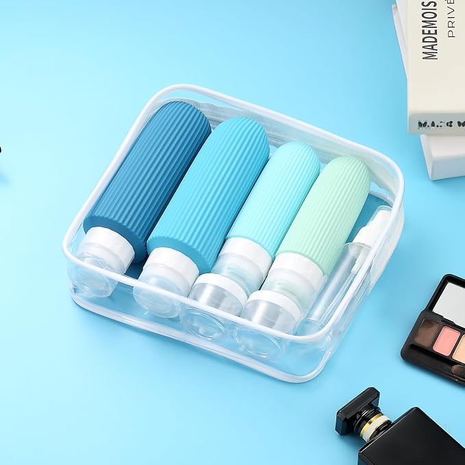 16 Pack Travel Bottles for Toiletries, Large 6oz Silicone Travel Containers jar - Image 7