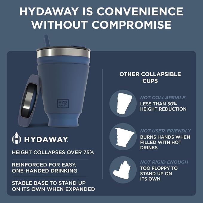 HYDAWAY 16oz Collapsible Tumbler - Image 6