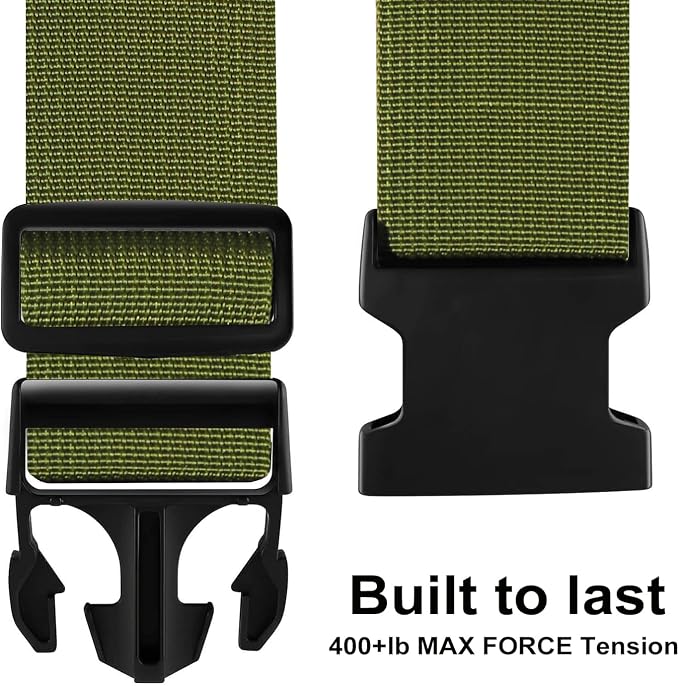 Luggage Straps for Suitcases TSA Approved-2 Pack Bright Personalized Luggage - Image 2