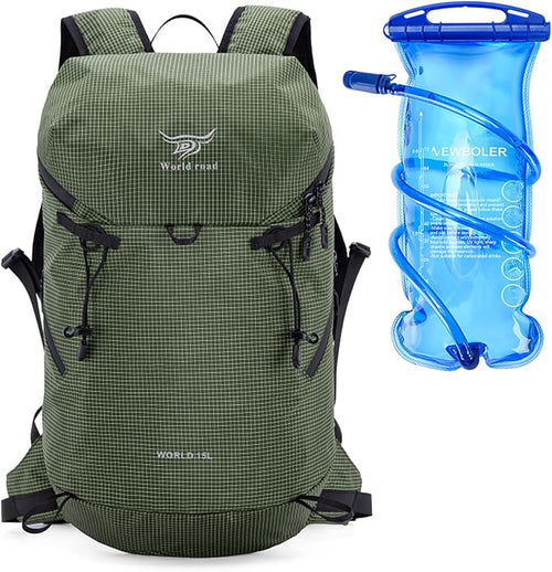 15L Hydration Backpack with 2L Water Bladder Water Backpack by Unknown