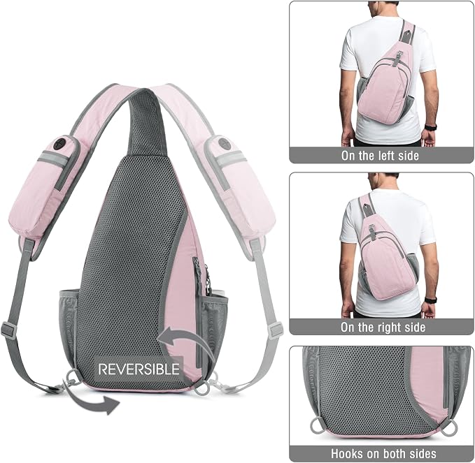 G4Free Sling Bag RFID Blocking Sling Backpack Crossbody Chest Bag Daypack - Image 6