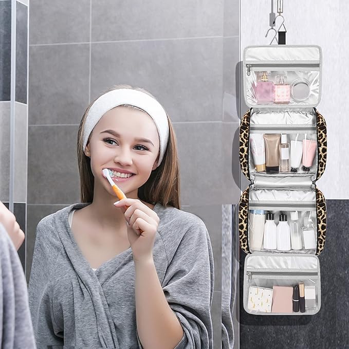 Hanging Travel Toiletry Bag, Large Capacity Cosmetic Travel Toiletry Organizer - Image 2