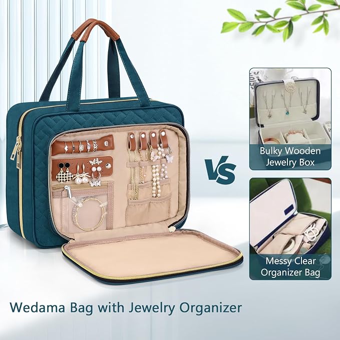 Wedama Toiletry Bag for Women, Hanging Travel Toiletry Bag - Image 3