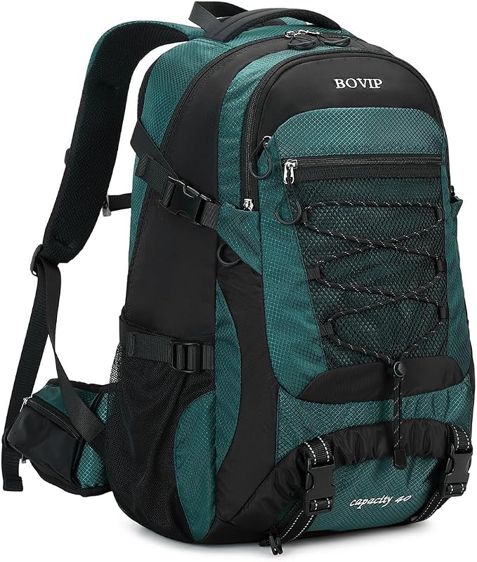 BOVIP 40L Hiking Backpack Waterproof Lightweight Daypack Travel Sports Camping by BOVIP