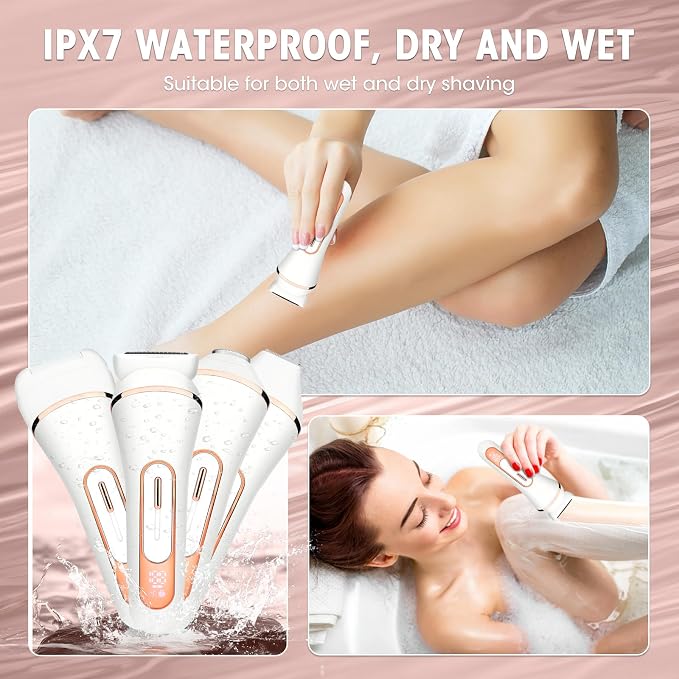 Electric Shavers for Women, 4 in 1 Hair Removal Kit - Image 5