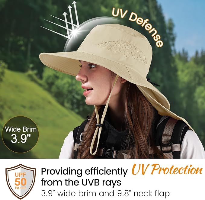 ZOORON Sun Hat for Men Women Fishing Hat - Image 3