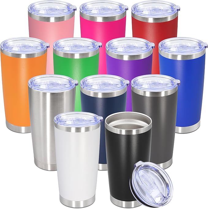 20oz Tumbler Bulk Stainless Steel Tumbler Cup by AUWBON