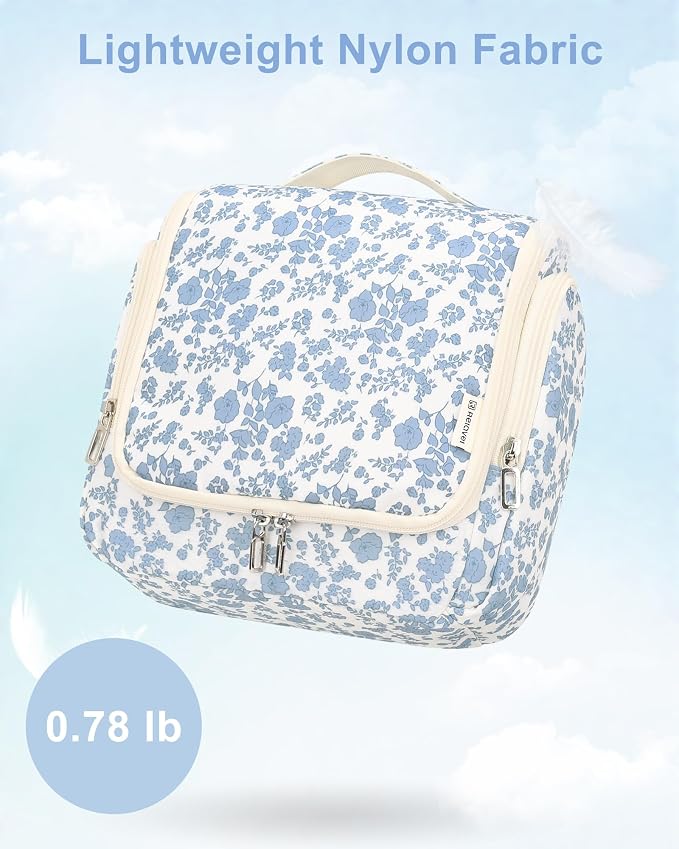 Relavel Hanging Toiletry Bag for Women Travel Makeup Bag Cosmetic Organizer - Image 7