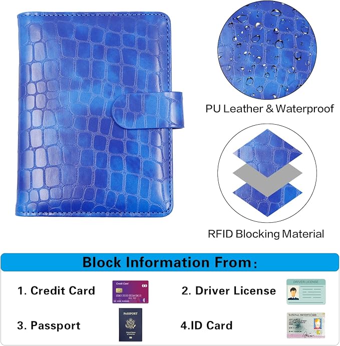 Melsbrinna Premium Leather Passport Holder Covers Case, Waterproof Rfid - Image 3