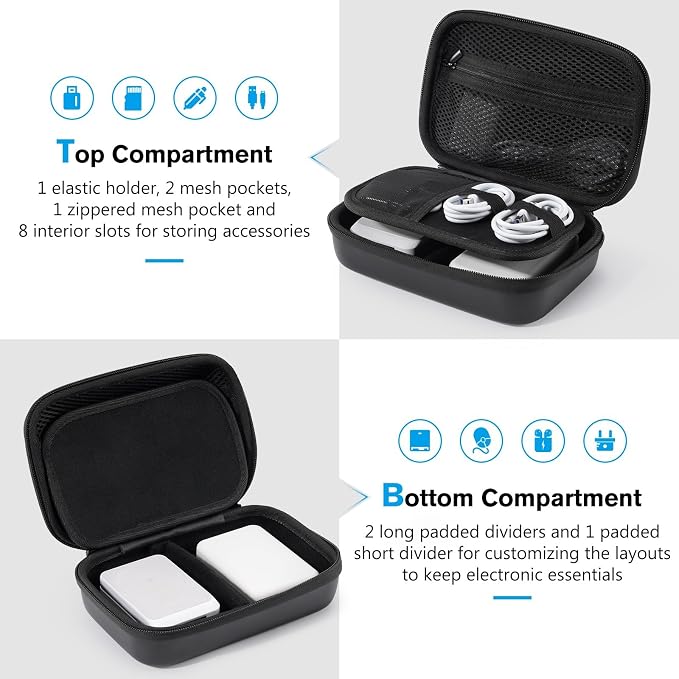 ProCase Hard Travel Electronic Organizer Case - Image 2