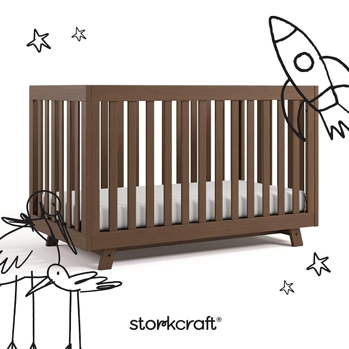 Storkcraft Beckett Grow-with-Me Convertible Crib – GREENGUARD Gold Certified - Image 8
