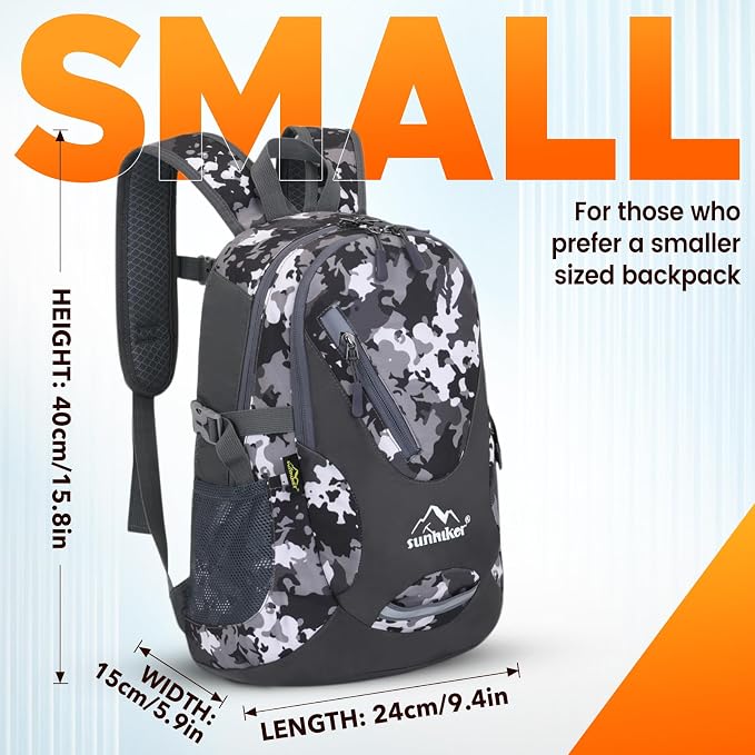 sunhiker Small Cycling Hiking Backpack Water Resistant Travel Backpack - Image 2