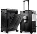 UrbanExplorer 20 Inch Carry On Luggage TSA Approved, Aluminum Frame Zipperless by UrbanExplorer