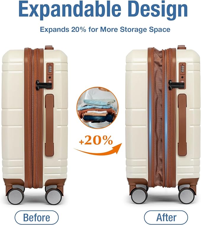 KYME Carry On Luggage 22x14x9 Airline Approved - Image 2