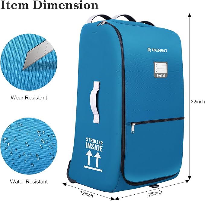Stroller Bag for Airplane, Stroller Travel Bag Compatible - Image 3