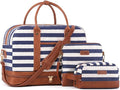 Weekender Bag for Women Canvas Overnight Bag Large Travel Tote Bag Carry on by BOLOSTA
