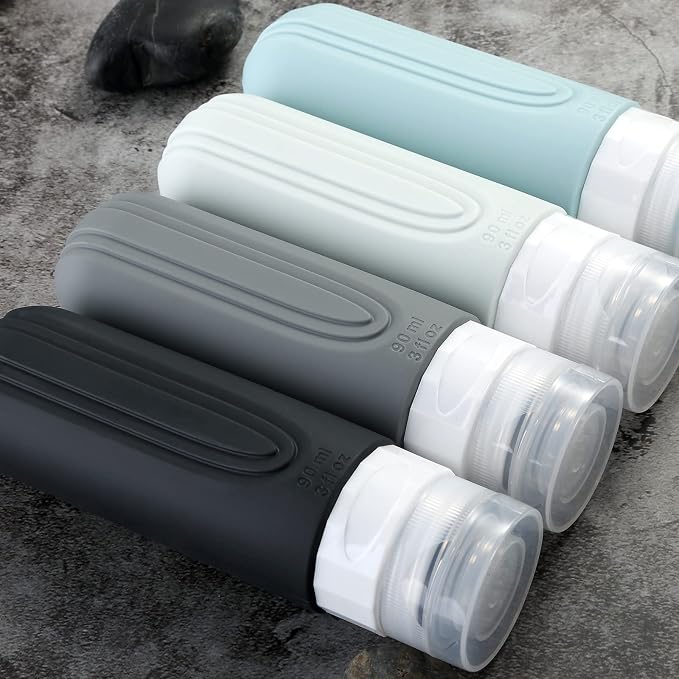 Travel Bottles for Toiletries, Tsa Approved 3oz Travel Size Containers BPA Free - Image 5