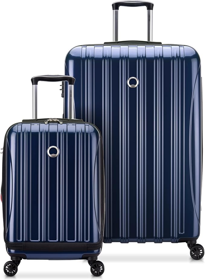 Delsey Luggage Aero 2 Piece Set Spinner Suitcase by DelseyParisLuggage