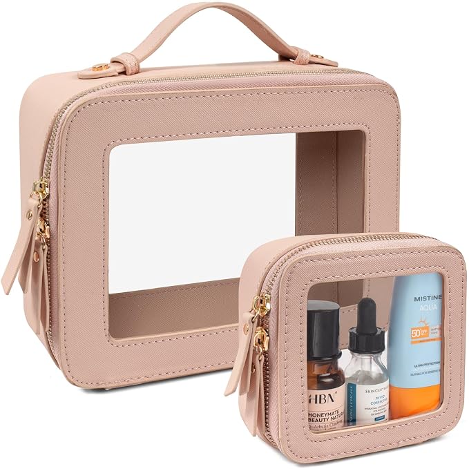 LETGO Clear Makeup Bags Set by LETGO
