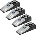 ZZRUI Door Stop Alarm with 120dB Siren, 4 Pack Portable Security Door Stopper by ZZRUI