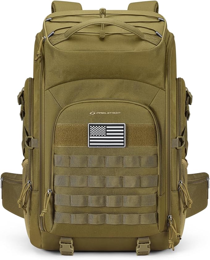 Maelstrom Tactical Backpack for Men, 40L Military Backpack, Water Resistant by Maelstrom