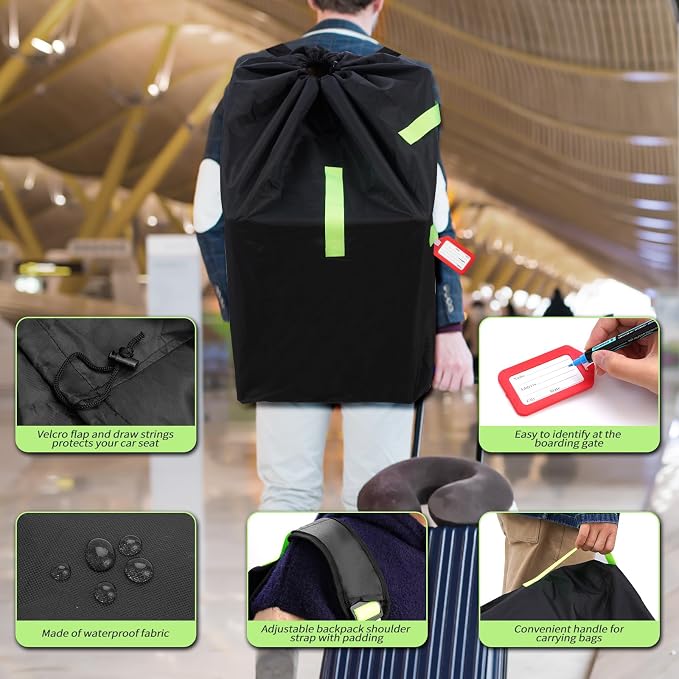 Waterproof Car Seat Travel Bag, Suitable - Image 3