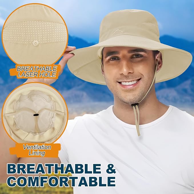 ZOORON Sun Hat for Men Women Fishing Hat - Image 4