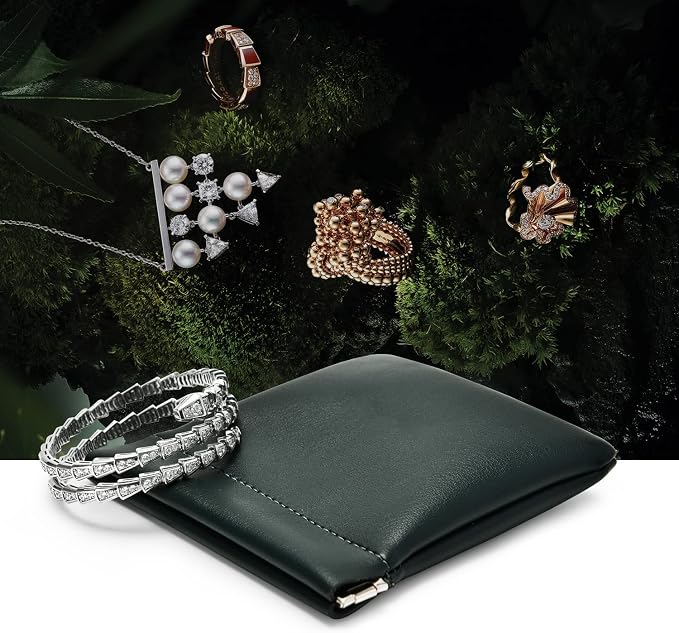 PU Leather Jewelry Travel Bag Leather Jewelry Pouch Christmas, Wedding Party - Image 2