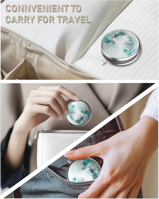 Pill Box, 3 Compartment Portable Travel Medicine Box - Image 7