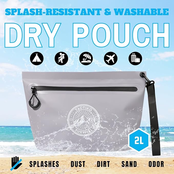 Tactiko Heavy-Duty Splash Water Resistant Zipper Pouches - Image 2