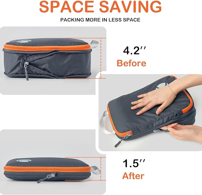 Cipway Compression Packing Cubes, Ultralight Luggage Organizer Bags - Image 3