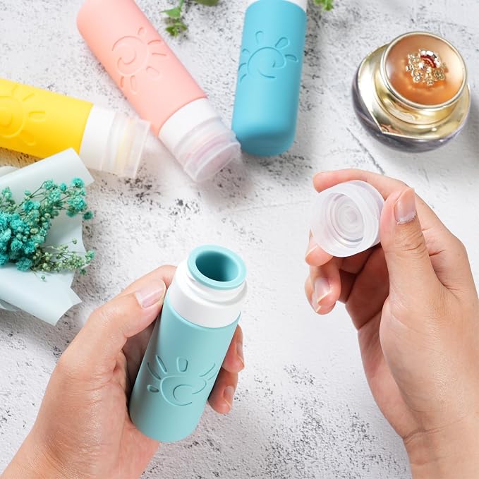 Travel Bottles for Toiletries, TSA Approved Travel Containers 3oz Leak Proof - Image 5