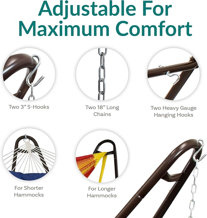 Sunnydaze Universal Double Hammock Stand Only - Image 4