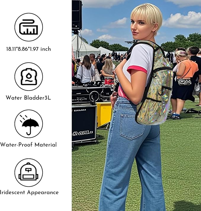 Reflective Hydration Backpack, Hydration Pack - Image 4